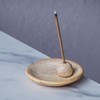 #Divina Incense Plate for Pottery Short Size (Beige (Unglazed))
