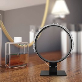 Beavorty 2pcs Table Headband Display Stand Headdress Rack for Hair Bands Jewelry Organizer for Girls Women for Home Decor Boutique Use Transparent Colors