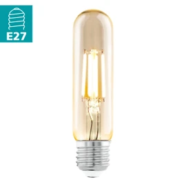 Eglo 11554 A + Lighting E27 3.5 Watt LED T32 Amber 2200 K Glass E27, Yellow