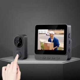 A 무선 인터폰 비디오폰 현관벨 카메라 아파트 주택 현관 [G. 업그레이드 방수 도어벨 32G] Wireless Intercom Video Door Phone Entrance Bell Camera Apartment House Entrance [G. Upgraded Waterproof Doorbell 32G]