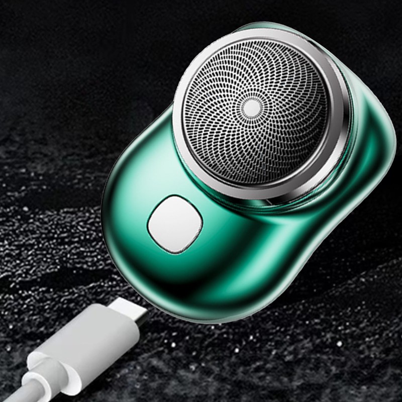 Men Beard Trimmer Portable Compact Rechargeable Beard Cutter Mini Pocket