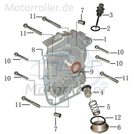 Xfight Parts Lid Without O-Ring Ölsieb GEW. 30 mm Black 17 mm 4-Stroke 50/180Ccm JSD139QMB Awa – 1.20.07.10.02000