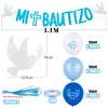 Mi Bautizo Garland Decorative Banner Paper (Blue)