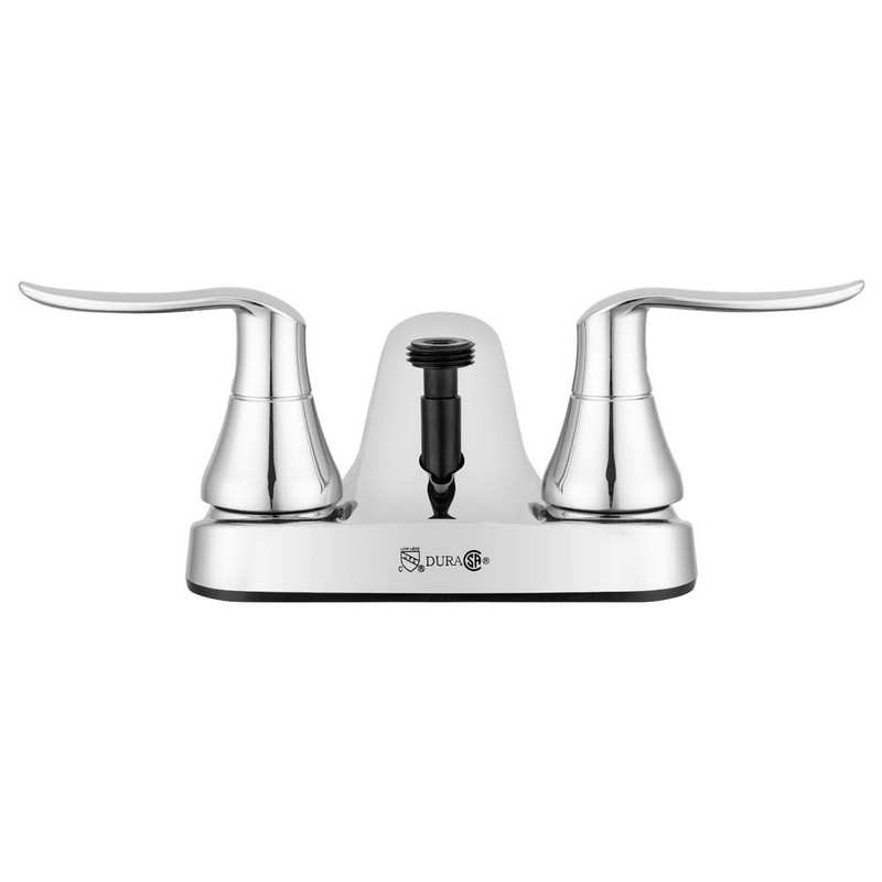 Dura Faucet DF-PL720LH-CP RV Bathroom Faucet with Winged Levers and