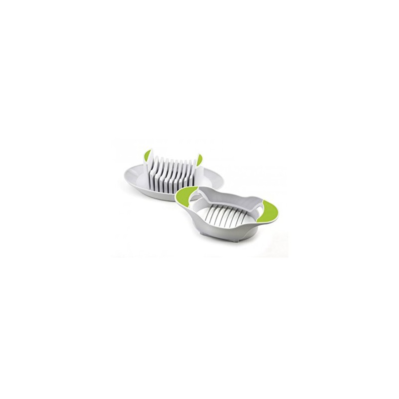 Weis Tomato/Mozzarella Slicer in White/Green, Stainless Steel 19 x 6.5