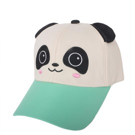 SJTJSPX Kids Baseball Cap，Cute Embroidered Golf Hat，Panda Printed Dad Hat，Boys Girls Peaked Hat， Running Camping Sun Hat Outdoor Sports Trucker Hat for Aged 2-8 Green