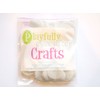 Playfully Ever After White Craft Felt Circles (1.5 Inch -