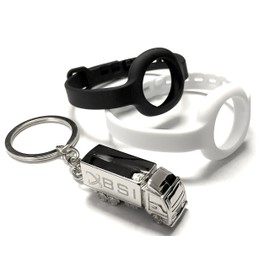 Set Slim 1pc White and 1pc Black Colors Replacement Straps Compatible with Jawbone UP Move Only /No tracker/ Wireless Activity Bracelet Sport Wristband Bracelet Fitness Pilates Arm Band Armband