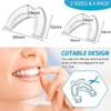 DWFEYOI Pack of 4 Grinding Splint for Night, 2 Sizes