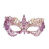 METALLIC PURPLE LACE EYEMASK