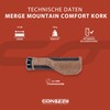 CONTEC Merge Mountain Comfort Cork Bicycle Grip 140 mm D3