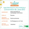 Puressentiel Organic Java Citronella Essential Oil 10ml - 100 %