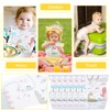 Vaktop Disposable Bibs, 30 Pack Disposable Bibs Baby with Food