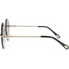 styleBREAKER 09020118 Women's Round Sunglasses, Frameless with Tinted Lenses in