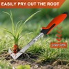 dellyy Weeder Stainless Steel Weeder with Handle, Weeder Stainless Steel,