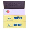 4 Pack Butter Squishy Toy, Super Soft Butter Shape Slow