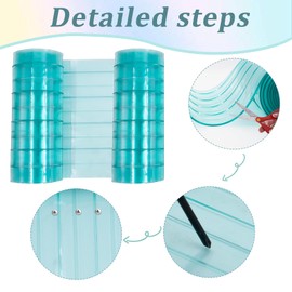 Dog Door Replacement Flaps, Doggie Door Replacement Strips, Plastic PVC Strip for DIY Doghouse or Cat Door, Doghouse or Kennel Door Flap, Transparent Dog House Door Flap, 7.7 in x 5.25 ft