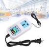 Temperature Controller Digital Dual Display Electronic Control Socket 10A WT‑1009