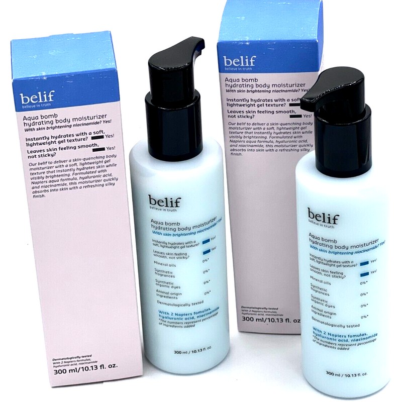 belif Aqua Bomb Hydrating Body Moisturizer With Niacinamide 10.13 oz