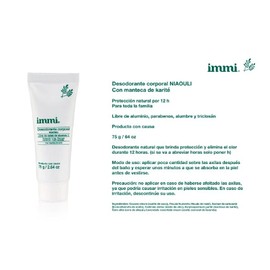 Immi Desodorante Natural Tubo Depresible Lavanda 4 Piezas | 1 Jabon 50gr La Artesanal