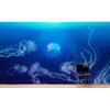 Jellyfish Floating Underwater Wall Mural. Deep Blue Ocean/Aquarium Theme Peel