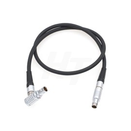 HangTon RS 3 Pin to Right Angle 2 Pin Power Cable for Teradek Bond Bolt, ARRI WVT-1, Tilta Rig, CineTape, SmallHD 703 24V