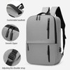 Men's Business Bag Set USB High Capacity Laptop Backpack Double