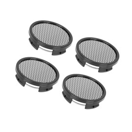 INFINAUTO 4 Pcs 57mm Car Wheel Center Caps Hub Carbon Fiber Pattern Cap Stylish Design