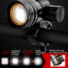 T6 Spotlight LED Headlamp Electric Scooter Holder Front Light With
