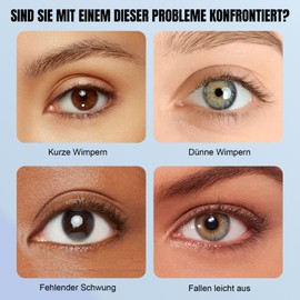 Wimpernserum - Lash Enhancer Serum For Wimpern Verlängern Dicker Stärken - Schnelle Absorption Lash Serum Wimpernwachstum Wimpernpflege Zur Wimpernverdichtung