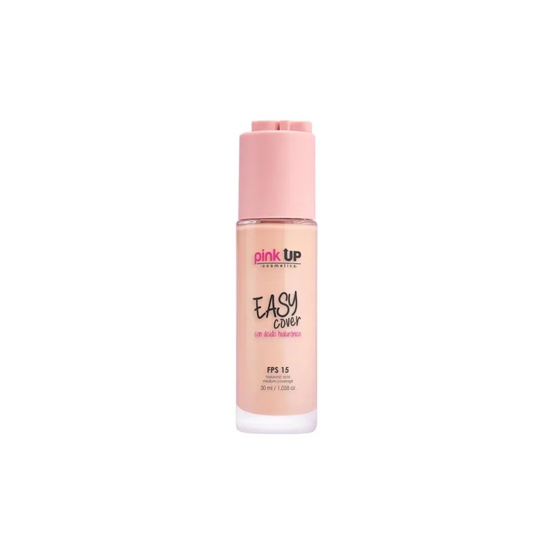 Pink Up Easy Cover Maquillaje Liquido Cobertura Media Base D
