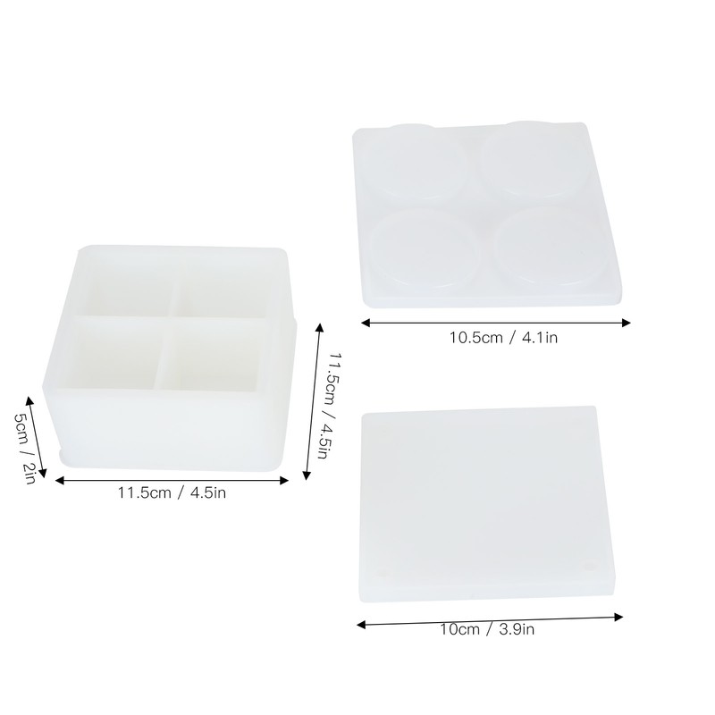 Square Mold DIY Crystal Epoxy Mould Silicone Parts Mirror Surface