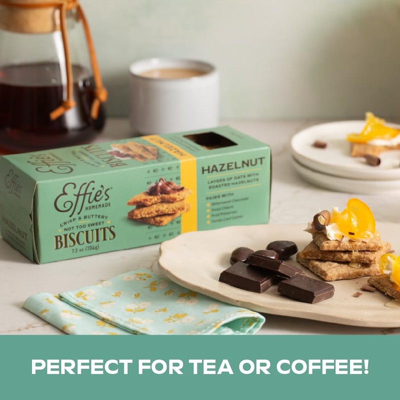 Effie's Homemade Biscuits - Hazelnut - 3 Pack