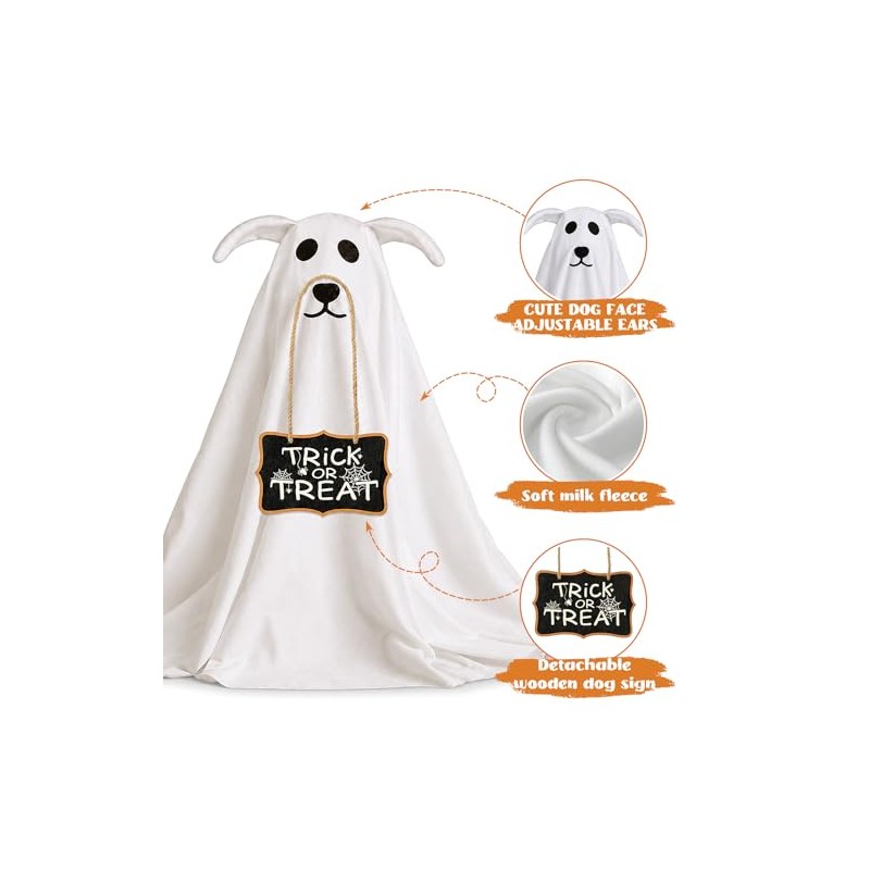 Paquete de 2 decoraciones de Halloween para interiores de perros