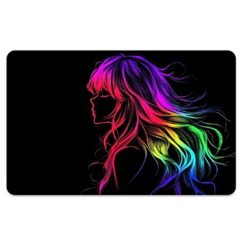 Peacoblue Sticker for bank cards, lighthouse, custom skin cover, protection for credit debit cards, Girls with colourful lines, Girls with colourful lines