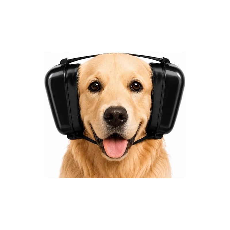 Orejeras para Perros, 29 dB NRR, Protección Auditiva Ajustable