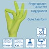 Med-Comfort Apple Nitrile Gloves, Apple Green, Size L, Powder-Free, Nitrile