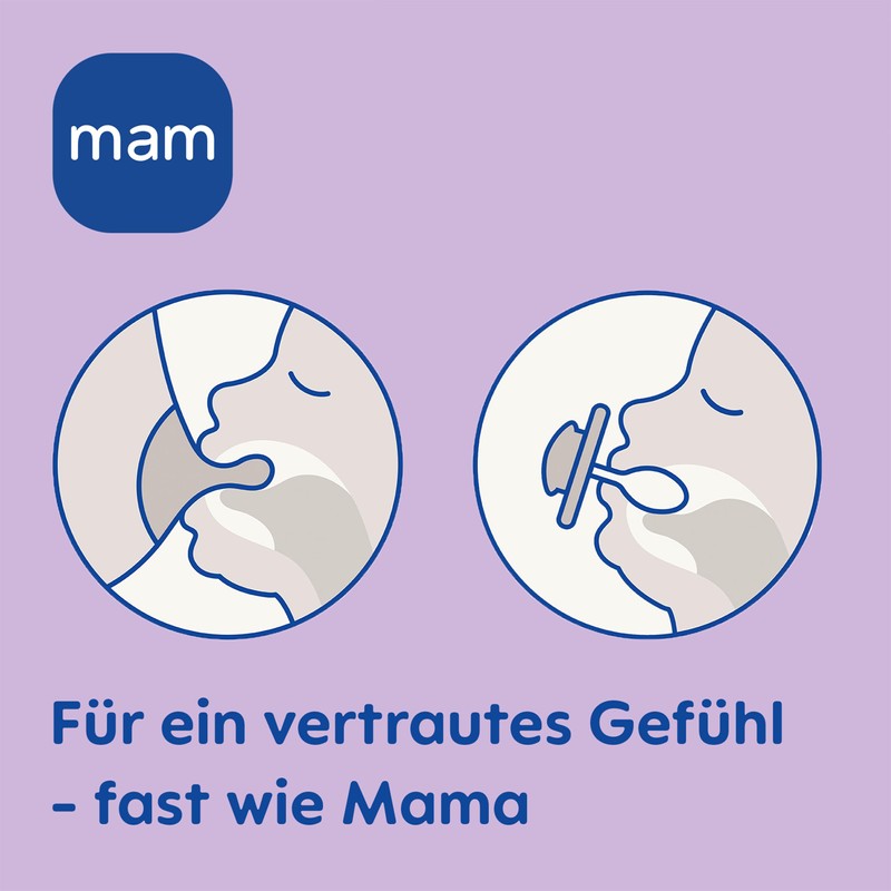 MAM Perfect Start Dummy, Set of 2, Specially for Newborns,