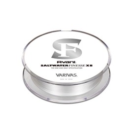 VARIVAS PE Line, Abani, Saltwater Finesse PE X8, 150 m, 0.2, No. 0.2 (5.6 lb), Crystal White