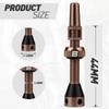 BWSHLF Tubeless Presta Valve Stem 40/44/55/60/65/70/80/100 mm, Super Light Aluminum,