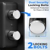 SereneLife Premium Steel Digital Safe Box - 9.1" x 6.7"