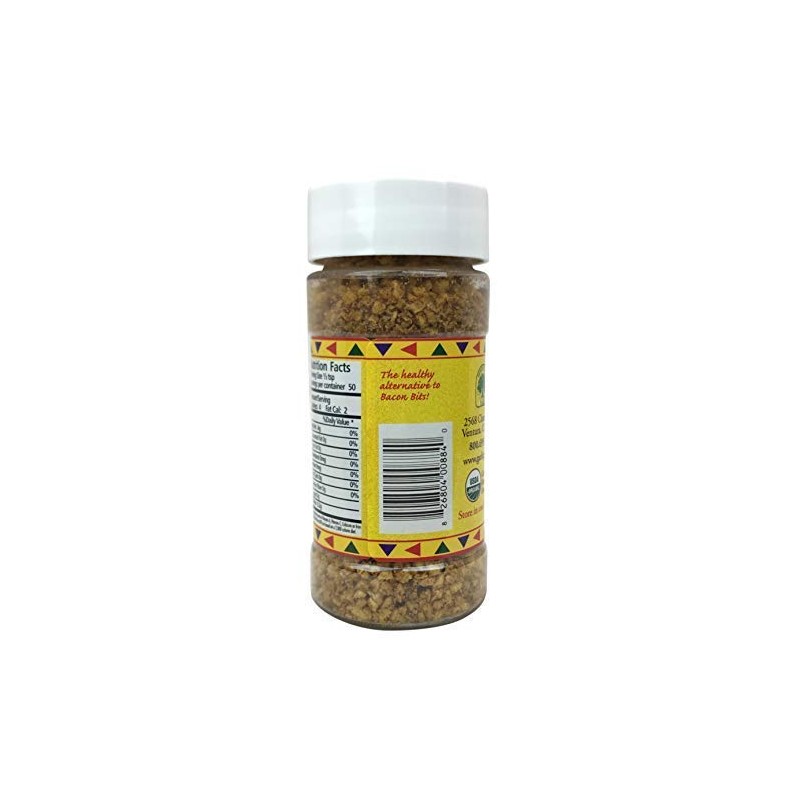 Garlic Gold Toasted Nuggets, Crunchy Organic Southwest Garlic Seasoning Shaker,