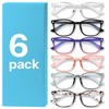 MIGSIR 6 Pack Blue Light Blocking Glasses for Women Men