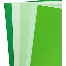 DJP 80GM Green Shade Tint Paper Pack - 5 Colours,100 Sheets - 20 Each Colour