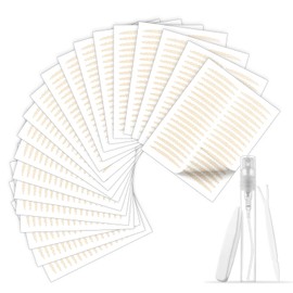 720 Pcs Breathable Double Eyelid Tape, Droopy Eyelid Lifter Strips Invisible Face Makeup Tape for Eyeshadow Glue-Free Natural Lace Lid Stickers with Tools - 20 Sheets S Size