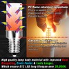 Hylroe 12V E12 LED Candelabra Bulb 40Watt Equivalent Warm White