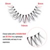 EXTENIFY Wispy Eyelashes False Eyelashes 3D Fluffy Invisible Band Spiky