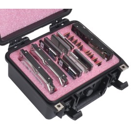 Case Club Anti-Static, Data-Safe Small HDD & SSD Internal Drive Storage Case. Hard-Shell, Waterproof, Airtight, Padlockable Cases Protects & Prevents Data Corruption