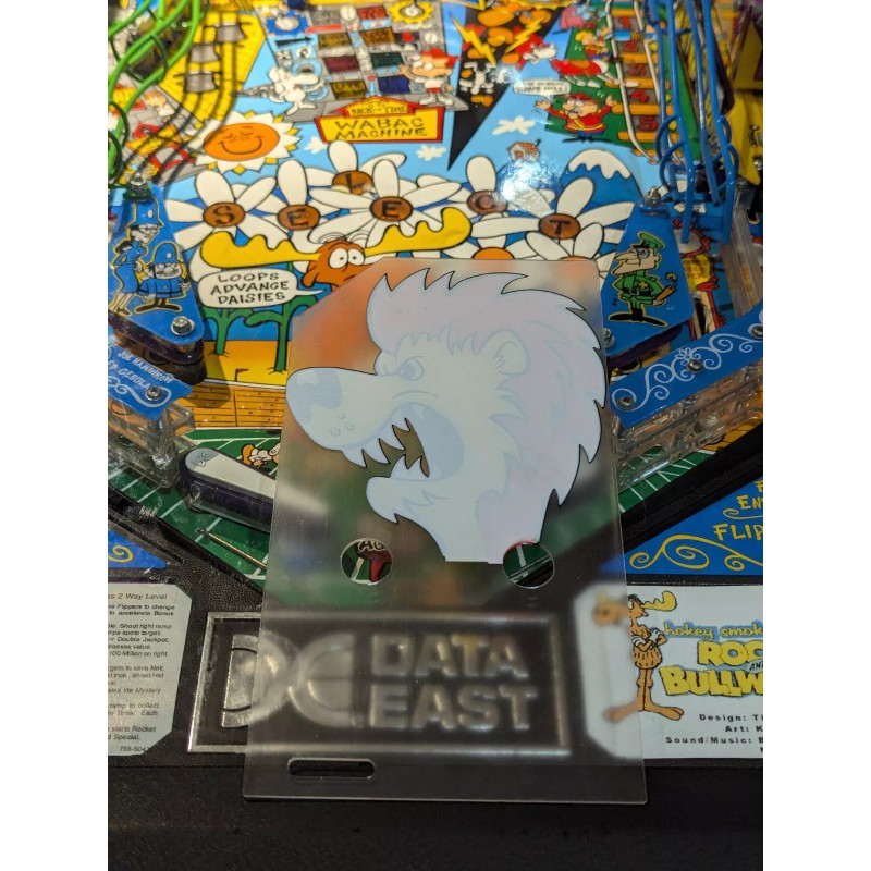 Rocky & Bullwinkle Pinball Machine Hat Trick LION piece LIMITED