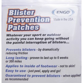 ENGO Blister Prevention Patches - Heel Pack, 2 Patches X 2 (Total 4 Patches)